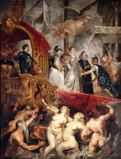 The Arrival of Marie de Medici in Marseilles, 3rd November 1600 by Peter Paul Rubens